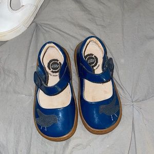 Little girl blue shoes